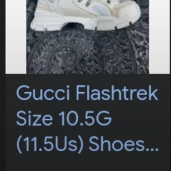 Gucci Cream and Tan Sneakers - Picture 8 of 10